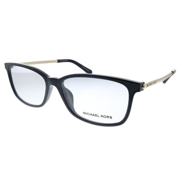 New Michael Kors Telluride MK 4060U 3332 Black Plastic Rectangle Eyeglasses 52mm